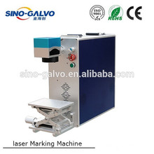 Китайско-ГАЛЬВО машина маркировки лазера с програмным обеспечением ezcad для метал-лейблом 